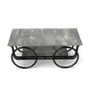 Modern Style Coffee Table Rectangle Coffee Table End Side Table Retro Design Coffee Table With Sturdy Base For Living Room Decor Black