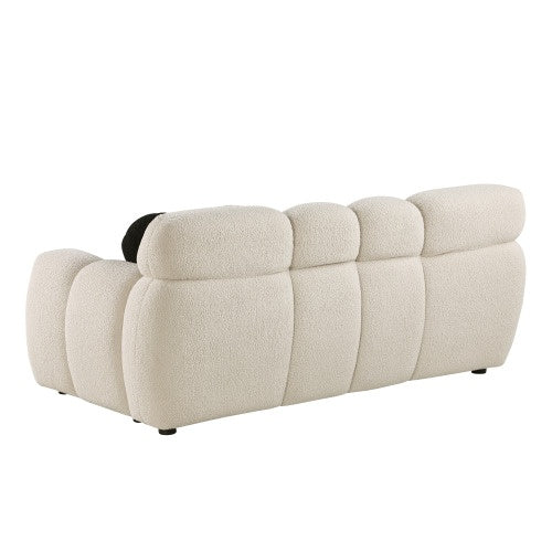 64.96 Length ,35.83 Deepth ,human Body Structure For USA People, Marshmallow Sofa,boucle Sofa ,2 Seater