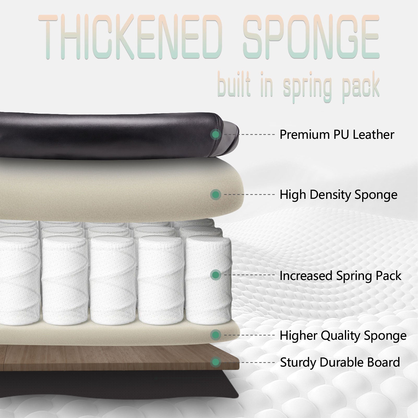 Executive Chair With Headrest Thicker