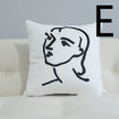 Velvet Modern Minimalist Bedside Cushion Pillow