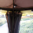 10x13 Aluminum Gazebo Patio Canopy  Outdoor Shelter With Double Roof, Netting & Curtains