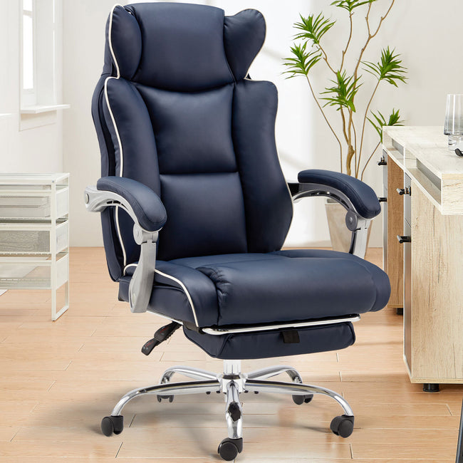 Office Desk Chair With Foot Rest Tall And Big 300LB