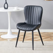 The Black Minimalist Ergonomic Dining Chair Comes In A Pack Of 4, With A Comfortable Design Of Extended And Curved Seat Cushions, Unlocking A Comfortable And Minimalist New Sitting Posture.