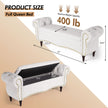 53 Length Upholstered Bench & Ottoman