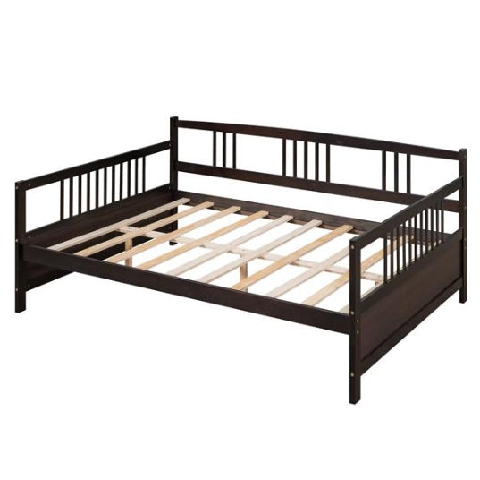 Full-size Sofa Bed With Support Legs, Espresso Color