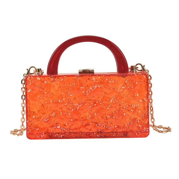 Fashion New Transparent Acrylic Jelly Bag Women
