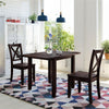 3-piece Wooden Folding Breakfast Corner Dining Table Set, Prohibited From Sale On Wayfair Platform