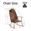 Modern Rocking Chair Comfortable Side Chair For Nursery, Bedroom, Living Room