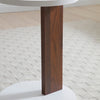 C-Shaped End Table, Small Side Table For Couch, Sofa Table With Wood Frame For Living Room, Bedroom, Bedside, Rustic