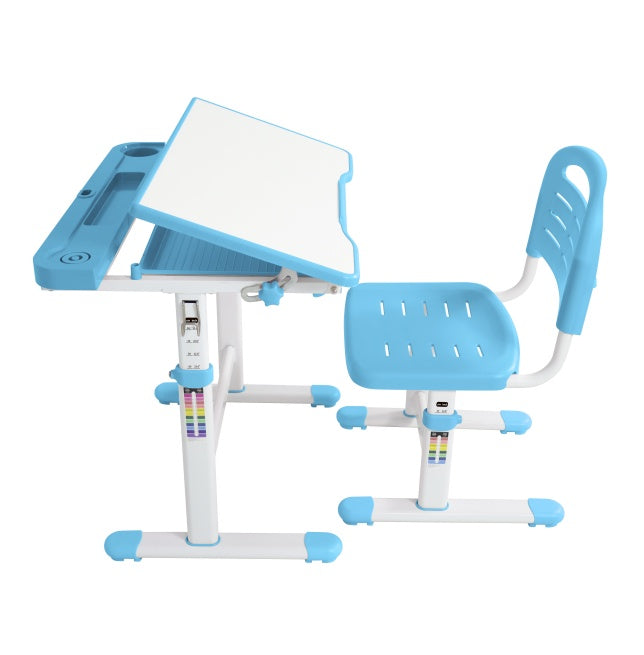 Children's Desk And Chair Set Blue
