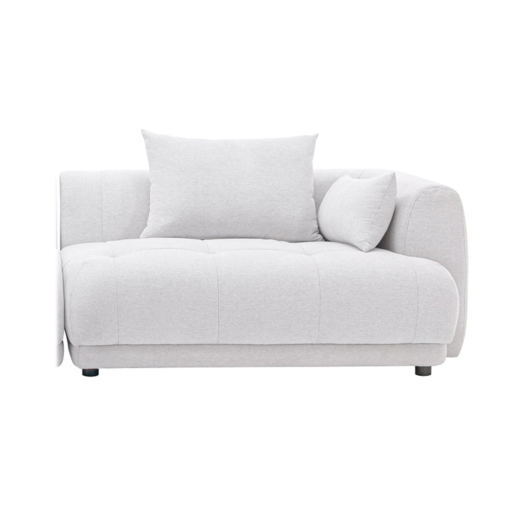 144  Sectional Couch Sofa With Ottoman,Soft Sofa Set With Ottoman For Home- Beige, Part Of Corner