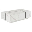 Rectangular Sliding Top Coffee Table With 2 Drawers And 2 Hidden Storage For Living Room 47.2