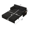 63-inch Large Folding Sofa Bed Velvet Multifunctional Double Sofa Bed, Three Modes Switch, Suitable For Sitting, Lying And Sleeping, Suitable For Living Room, Bedroom, Apartment, Office