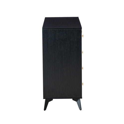 CABINET WOOD MDF BOARDS, 9 Drawers Dresser, BLACK COLOUR