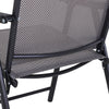2-piece Patio Folding Chairs, Set With A Simple & Breathable Mesh, Dining Chair With Armrests, For Garden Yard, Camping