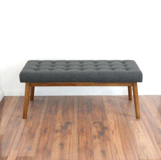 Delilah Modern Bench  Fabric