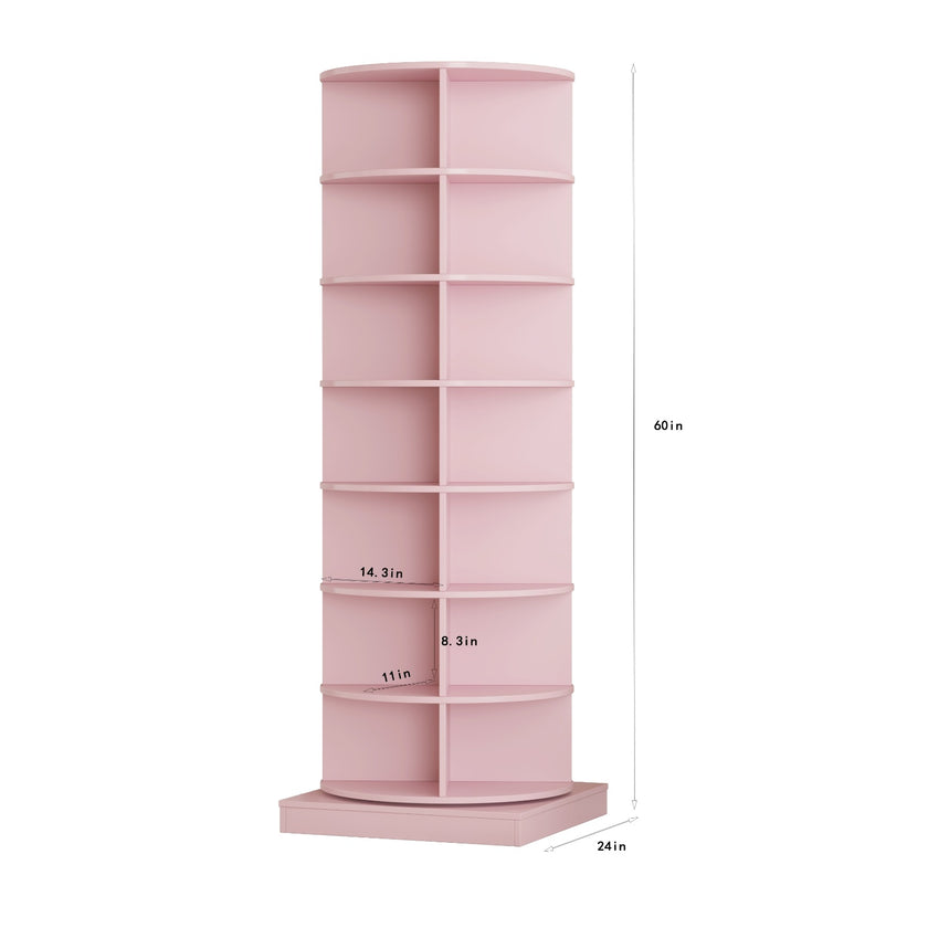 New 360 Rotating Shoe Cabinet With 7 Layers Can Accommodate Up To 28 Paris Shoes