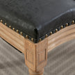 French Style Solid Wood Frame Antique Painting, PU Artificial Leather Decoration