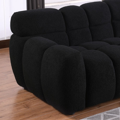 87.4 Length ,35.83 Deepth ,human Body Structure For USA People, Marshmallow Sofa,boucle Sofa ,3 Seater