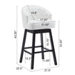 2-piece Set Of Rotating Bar Stools