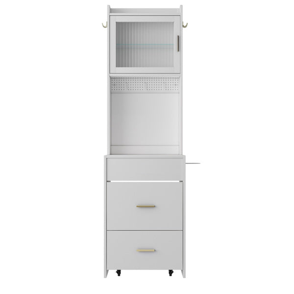 White Hemp Faced Particleboard With Triamine 2 Pull 1 Door 1 Flip LED 3 Tone Light Touch Mirror Dressing Table Set