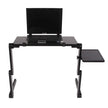 48 X 26cm Portable Home Assembly Folding Table Black