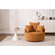 LY-031WH SWIVEL COMPRESSION CHAIR Single-seat Compression Chair, Crochet Yarn Material, Full Sponge Compression Swivel Chair,Compression Chair For Home Living  Home Furniture  Apartment  Hotel Office