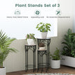 Decorative Flower Display Holder With Ceramic Top For Patio