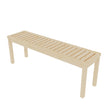 52 Solid Wood Slatted Bench For Living Room, Bedroom, Or Entryway   Durable Natural Hardwood Finish, Perfect For Foot Of Bed Or Entryways, Hallways