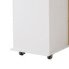 Kitchen Island Cart With Cabinet, 3 Drawers, Spice Rack, Towel Rack, 43.31  Wide