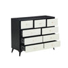 CABINET WOOD MDF BOARDS, 9 Drawers Dresser, BLACK COLOUR