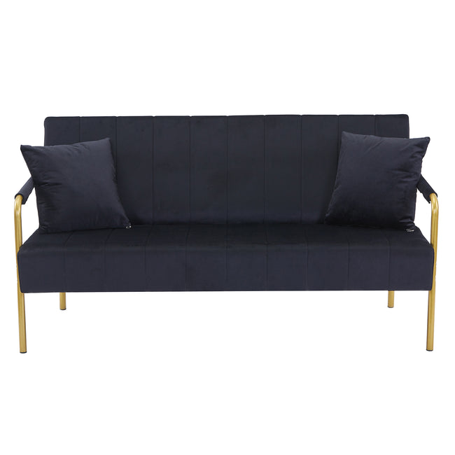 Modern Velvet Loveseat Sofa For Living Room