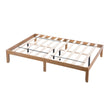 Large Wooden Platform Bed Frame, No Spring Box Required, Solid Wood Batten Support, Easy To Assemble