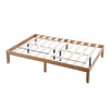 Large Wooden Platform Bed Frame, No Spring Box Required, Solid Wood Batten Support, Easy To Assemble