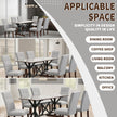 Sintered Stone Dining Table, 63 Modern Gray Rectangular Kitchen Dinner Table, Faux Marble Dining Room Table With X-shaped Metal Legs And Solid Wood Base, Scratch And Heat Resistant, Table Only