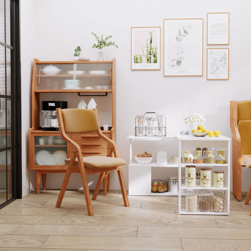 360  Rotating Home Office Desk L Shaped Corner Computer Desk With Storage Shelves, Writing Table Workstation, White