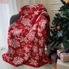 Nordic Knitted Snowflake Blanket Decorative Blanket Living Room Sofa