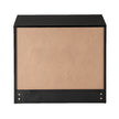 3 Drawers Bedside Table Black