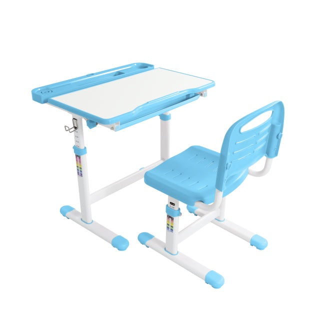 Children's Desk And Chair Set Blue