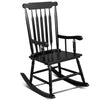 Black Poplar Windsor Wood Rocking Chair