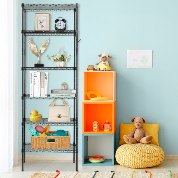 Six Layer Free Combination, Adjustable Layer Spacing, Household Shelf 55X30X165cm