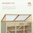 Hamster Cage 3 Tiers Wooden Big Habitat Mice Rat Exercise Play House Pen Opening Roof Ramps