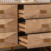 6 Drawers Dresser, Modern Dressers & Chests Of Drawers, TV Stand,Light Wood Dresser For Bedroom,Living Room,Hallway