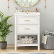 24'' Bathroom Vanity With Top Sink, Modern Bathroom Storage Cabinet With 2 Drawers, Single Sink Bathroom Vanity Replace SW000101AAK