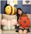 Beetle Bee Butterfly Throw Pillow Plush Toy Figurine