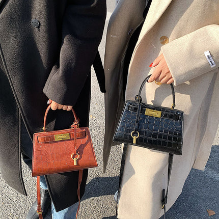 Stone Pattern Personality Simple Messenger Bag