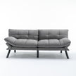 Light Grey Convertible Folding Modern Sofa Bed