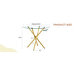 Circular Transparent Glass Dining Table