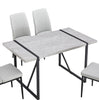 Modern Dining Table, 55 Inch Kitchen Table For 4 People, Rectangular Dinner Table For Dining Room, Home Office, Living Room Furniture, Easy Assembly,
