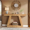 Console Table, 55-Inch Rustic Sofa Table With Storage, Industrial Wooden Entryway Table